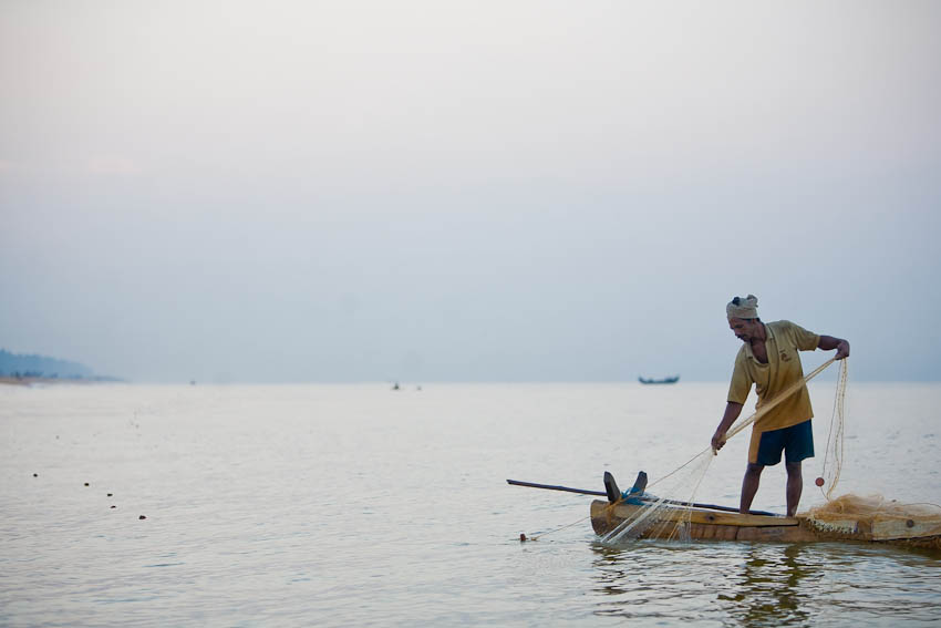 Subsistence fisherman, Kochuveli, Kerala